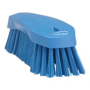 Grote werkborstel, harde vezel | Blauw Per stuk