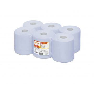 Satino Smart poetsrollen blauw 1-lgs  Pak 6 rol à 300 meter