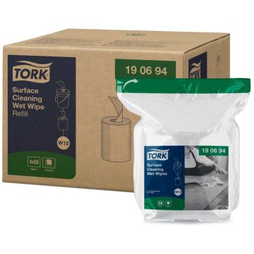 Tork Surface Cleaning Vochtige Doeken Vulling Doos 4 pak à 58 vel